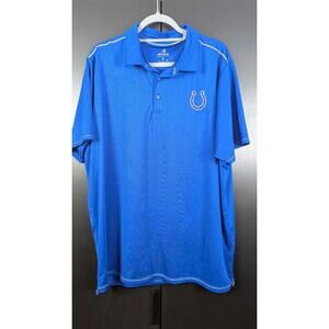 Antigua XL Blue Indianapolis Colts Polo Shirt